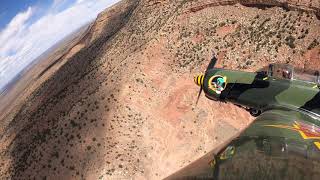 Nanchang CJ6 Aerobatics over Caprock [upl. by Neirad651]