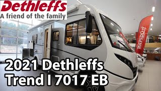 Dethleffs Trend I 7017 EB 2021 Motorhome 741 m [upl. by Nuahsyd]