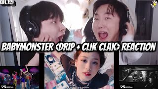 ENG BABYMONSTER DRIP  CLIK CLAK MV REACTION  베이비 몬스터 DRIP  CLIK CLAK 뮤비 리액션 [upl. by Zzaj]