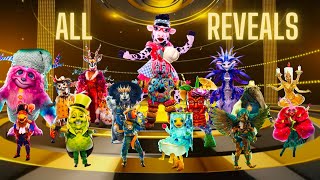 All Season 10 Reveals  The Masked Singer US [upl. by Atsejam130]