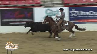 Brother Jackson ridden by Zane P Davis  2019 NRCHA Stallion Stakes Cow Work Open Bridle Spec [upl. by Draillih]