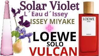 LOEWE SOLO VULCAN  SOLAR VIOLET L´EAU D´ISSEY I MIYAKE y 10 PERFUMES más D253 [upl. by Araec]