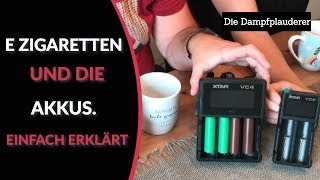 EZigaretten und die Akkus Einfach erklärt [upl. by Yentihw]