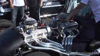 Twin engine Rat Rod  The Priapism  at Supercar Sunday [upl. by Aible]