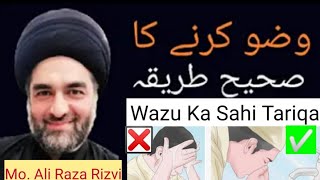 Shia Wazu Karne Ka Sahi Tarika  Practically Method  Maulana Ali Raza [upl. by Guerin]