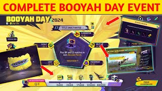 How To Complete Booyah Day Event  How To Get Gloo Wall Sking  FF New Event  Booyah Day Event [upl. by Noland]