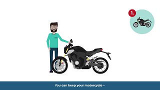 Motorcycle Personal Contract Purchase  Honda Finance [upl. by Hailahk]