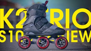 K2 TRIO S 100 LIFESTYLE INLINES SKATES REVIEW  DO THEY WORK [upl. by Nosidam]