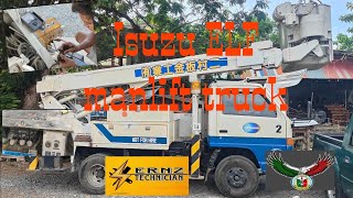 Paano paganahin ang Manlift truck pag ayaw ang Bom at mag swing auto electrician [upl. by Cort]