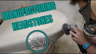 Making HEADSTONES from YORKSHIRE SANDSTONE [upl. by Lexis]