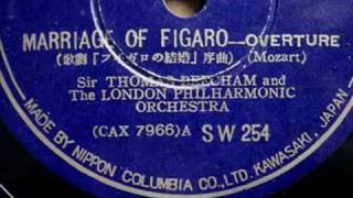 Sir Thomas Beecham  MARRIAGE OF FIGARO overture [upl. by Enirroc]