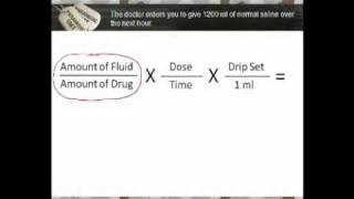 Medical Math Paramedic Drug Calculation [upl. by Arreic158]