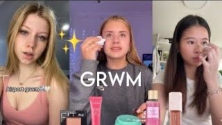 TIKTOK GRWM COMPILATION 💗🫶🏻🫶🏻 preppy viral fyp tiktok [upl. by Kotick]