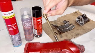 เปรียบเทียบประสิทธิภาพของน้ำยา Brake amp Parts Cleaner Wurth 336 และ TRW [upl. by Enomor]