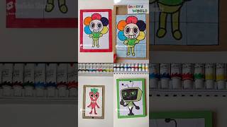 Cardboard Games Dandy World Paper Craft dandysworld dandysworld papercraft art [upl. by Foscalina]