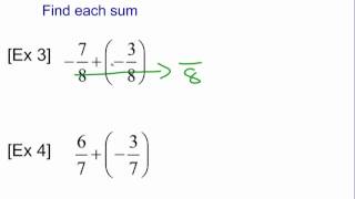 Adding and Subtracting Rational Numbers [upl. by Andros]