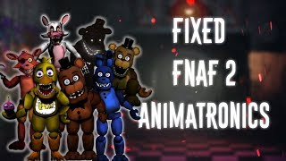 FNAF  Speed Edit Making Fixed FNAF2 Animatronics [upl. by Taub]