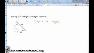 Geometry  Congruent Triangles  Classifying triangles  Medium [upl. by Lodie392]