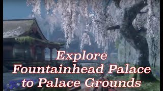 Sekiro Shadows Die Twice  Explore Fountainhead Palace to Palace Grounds  Last Gourd Seed Location [upl. by Oisinoid]