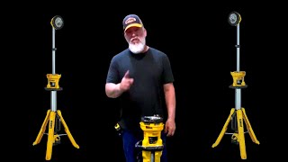 Dewalts 20 Volt Led Work Light That Will Brighten Up Your Work Space toolreviews dewalt [upl. by Lezirg205]