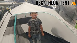 DecathlonThree person tent⛺💥Camping videodailyvlogsbommasandra [upl. by Kizzie]