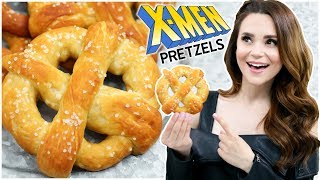 HOW TO MAKE XMEN SOFT PRETZELS  NERDY NUMMIES [upl. by Hui]