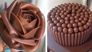 Perfect And Easy Cake Decorating Ideas  Chocolate Cake Hacks  Delicious Chocolate Cake Recipes [upl. by Henni631]