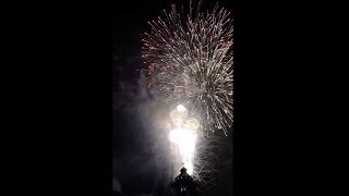 Erie PA Bayfront Fireworks DisplayHD July 3 2018 [upl. by Kazue]