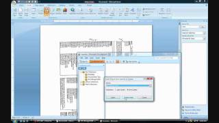 How to scan document using Word 2007 [upl. by Nnylak]