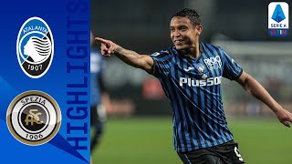 Atalanta 31 Spezia  Muriel Scores a Stunner to Keep Top Four Hopes Alive  Serie A TIM [upl. by Aicatan]