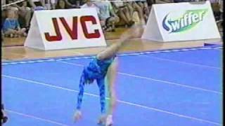 Yvonne Tousek  2000 Canadian Olympic Trials Floor Exercise [upl. by Lidstone]