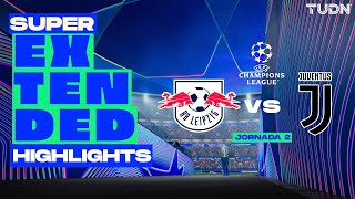 SUPER EXTENDED HIGHLIGHTS  RB Leipzig vs Juventus  UEFA Champions League 202425  J2 [upl. by Cort]