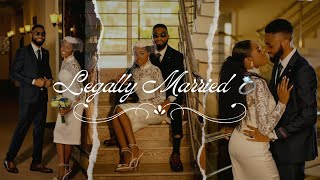 I’M LEGALLY MARRIED💍 My Private Civil Wedding at Ikoyi Registry Lagos Court Wedding Ceremony Vlog [upl. by Ailaham665]