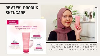 Review BIODERMA Sensibio Gel Moussant  Facial Wash For Sensitive amp Acne Prone Skin [upl. by Maidie528]