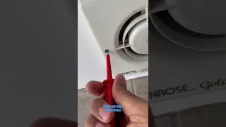 Manrose Bathroom Extractor Fan Free Repair [upl. by Ahsiek]