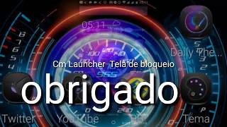 CM Launcher  Trocar tela de bloqueio [upl. by Ruford701]