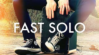 Fast Cajon Solo By Ross McCallum [upl. by Eiznekam]