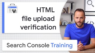 HTML file upload for site ownership verification  Google Search Console Training [upl. by Yanej]