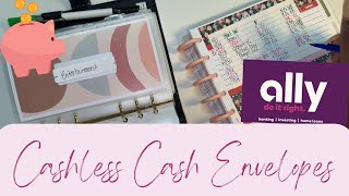 BUDGET WITH ME CASHLESS CASH ENVELOPE STUFFING  SINKING FUNDS [upl. by Laekcim]