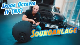 Skoda Octavia IV  Mega Soundanlage mit Subwoofer  Verstärker [upl. by Andromede]