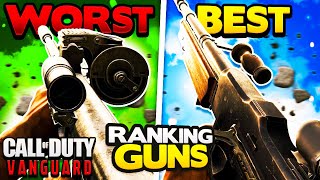 Vanguard BEST GUNS ranking from WORST to BEST Best Class Setups [upl. by Aryl]