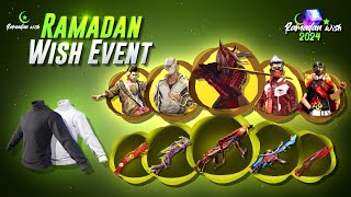 Romadan Wish Event Free Fire 2024  New Event Free Fire Bangladesh Server  Free Fire New Event [upl. by Leirua]