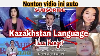 Lucu banget  Begini ternyata Bahasa negara Kazakhstan Ngebut banget😂  Kazakhstan language [upl. by Bobbie]