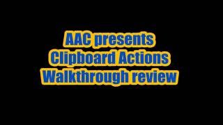 Clipboard Actions easy to use clipboard manager walkthrough review [upl. by Deedahs]