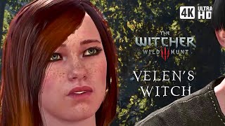 Velens Witch  Book Geralt  The Witcher 3  Wild Hunt  4K [upl. by Sev650]