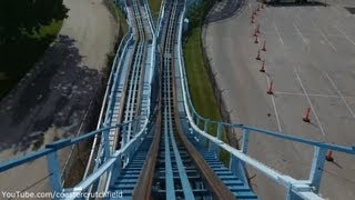 Blue Streak Front Seat HD POV Cedar Point [upl. by Nnairrehs]