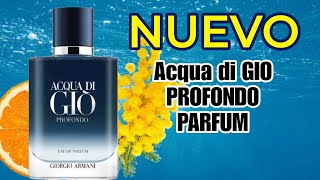 ACQUA di GIO PROFONDO PARFUM [upl. by Arraik]