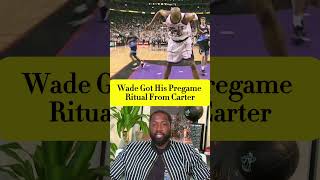 Dwyane Wade’s Pregame Ritual Came from Vince Carter 🔥 dwyanewade vincecarter nba basketball [upl. by Darrel841]