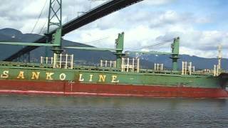 The Sanko Line at Lions Gate Bridge Vancouver [upl. by Alfred]