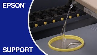 Epson SureColor V7000  Refilling the UV Lamp Coolant [upl. by Twyla745]